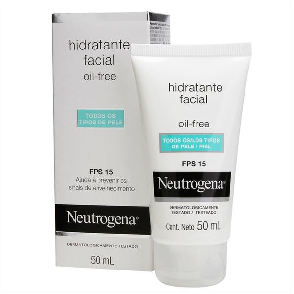 Hidratante Facial Neutrogena FPS 15 Todos os Tipos de Pele 50ml