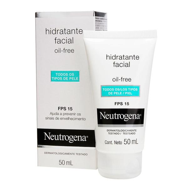 Hidratante Facial Neutrogena Oil Free FPS 15 50ml