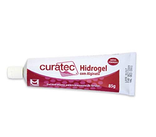 Hidrogel com Alginato Gel Hidratante para Tratamento de Feridas Curatec 85 Gramas