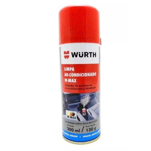 Higienizador Limpa Ar Condicionado W-max Wurth 200 Ml