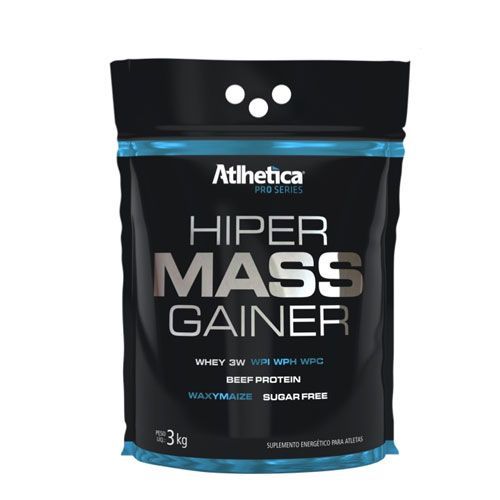 Hiper Mass Gainer - 3000g Baunilha - Atlhetica - Atlhetica Nutrition