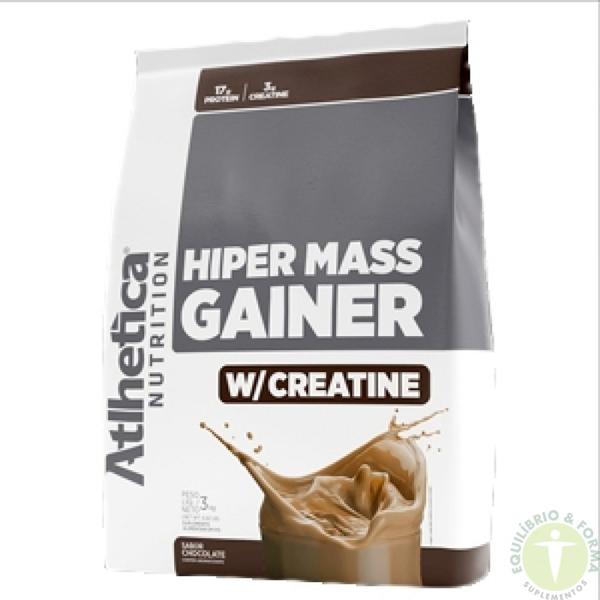 Hiper Mass Gainer Chocolate 3Kg - Atlhetica