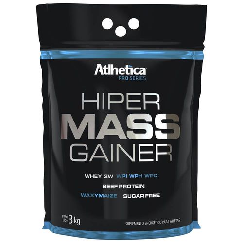 Hiper Mass Gainer (3kg) - Atlhetica - Sabor Baunilha