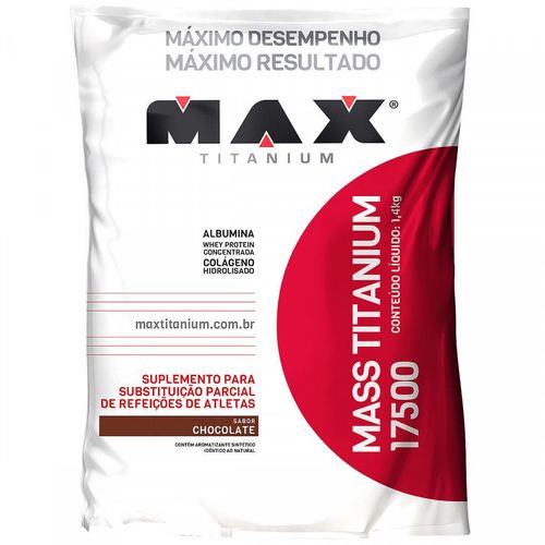 Hipercalórico Mass Titanium 17500 3kg Chocolate - Max Titanium