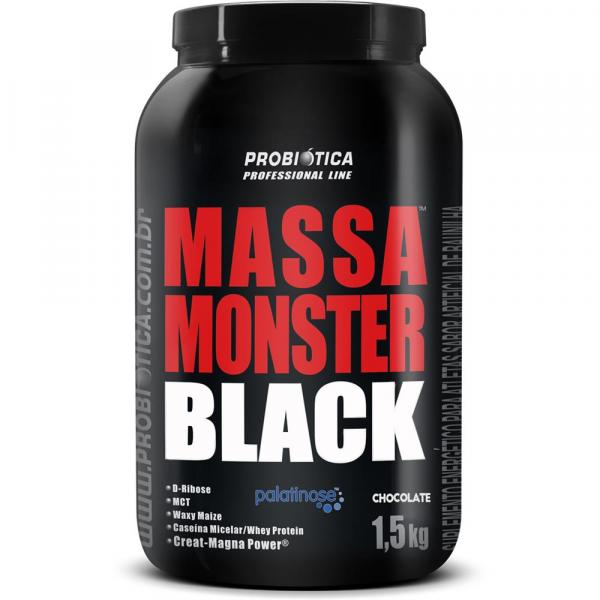 Hipercalórico Massa Monster Black 1,5kg Chocolate - Probiótica