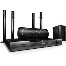 Home Theater C/ Blu-ray 3D Compatível com IPod/iPhone - HTS5591/78 - Philips