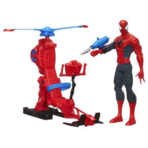 Homem Aranha 12 com Web Copter Titan Hero Series - Hasbro