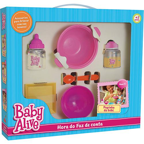 Hora do Faz de Conta Baby Alive Papinha 986 Elka