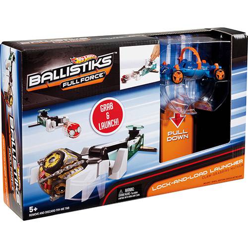 Hot Wheels Ballistiks Lançadores - Preparado e Carregado - Mattel