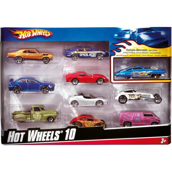 Hot Wheels C/10 Carrinhos SORT - Mattel