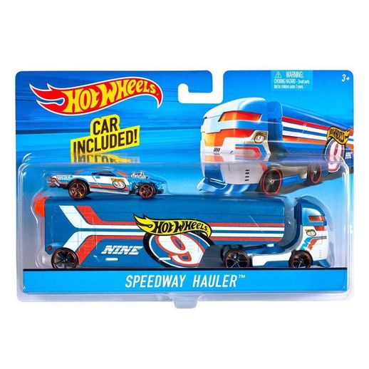 Hot Wheels Caminhão Transportador Speedway Hauler - Mattel