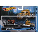 Hot Wheels Caminhão Transportador Steel Power - Mattel