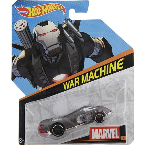Tudo sobre 'Hot Wheels Carros Marvel War Machine - Mattel'