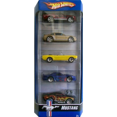 Hot Wheels - Conjunto com 5 Carrinhos - Mustang - Mattel - Hot Wheels