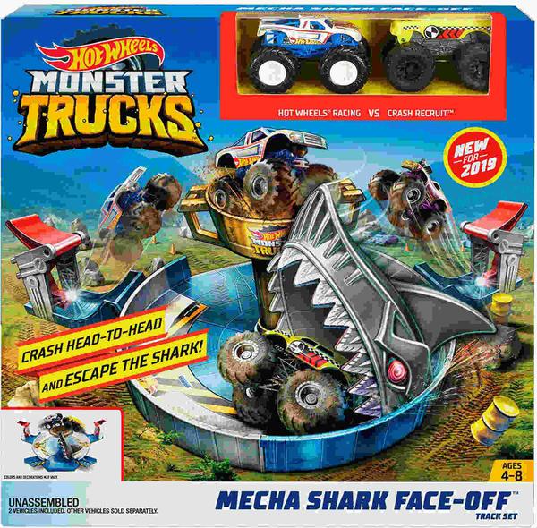 Hot Wheels - Hw Monster Trucks Pist Tubarao - 2019 - Mattel