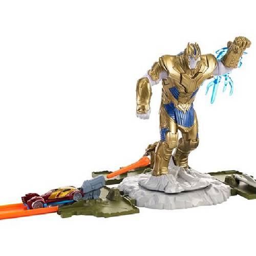 Tamanhos, Medidas e Dimensões do produto Hot Wheels Marvel Conjunto Thanos - Mattel