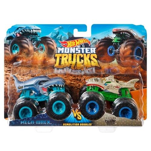 Hot Wheels Monster Trucks Mega-Wrex X Leopard Shark - Mattel