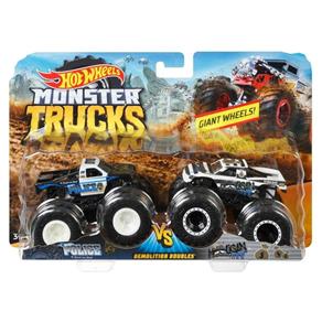 Hot Wheels Monster Trucks Police Vs Hoooligan - Mattel