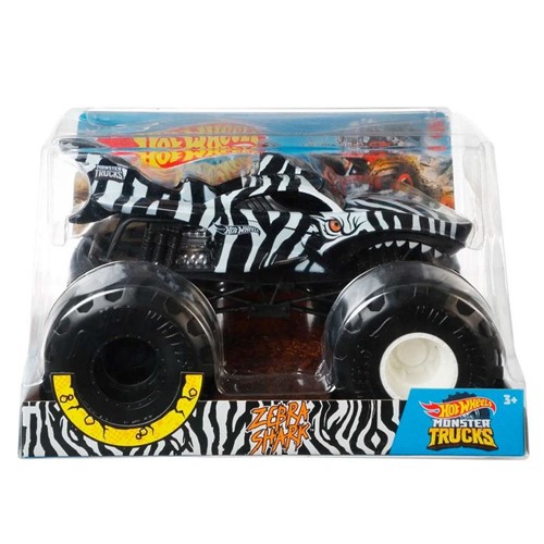 Hot Wheels Monster Trucks Zebra Shark - Mattel