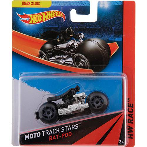 Tudo sobre 'Hot Wheels Moto Track Stars Bat-Pod - Mattel'