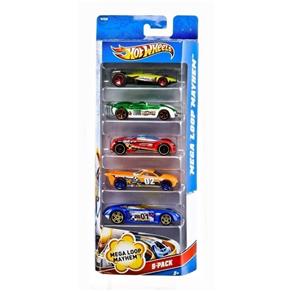 Hot Wheels Pacote 5 Carros 1806 - Mattel