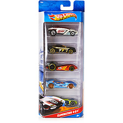 Hot Wheels Pacote 5 Carros Elimination - Mattel