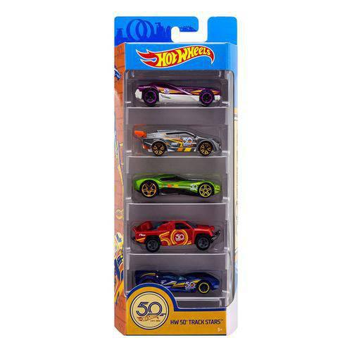 Hot Wheels Pacote 5 Carros - Mattel