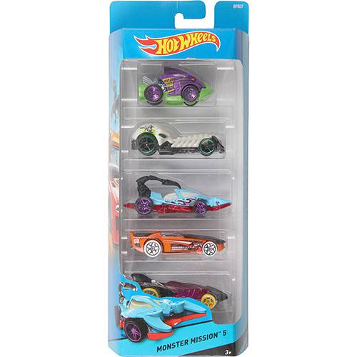 Tudo sobre 'Hot Wheels Pacote com 5 Carros Monster 5 - Mattel'