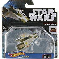 Hot Wheels Star Wars Carros Naves Starships A-Wing Figther - Mattel