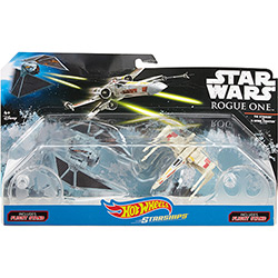 Hot Wheels Star Wars Naves Rogue 1 Pacote 2 Raven Vs X-wing Red5 - Mattel