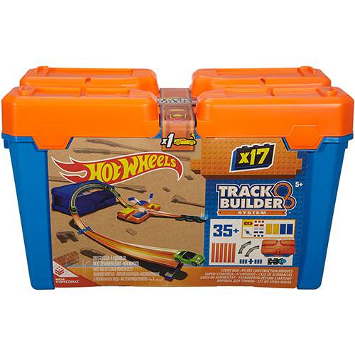 Tudo sobre 'Hot Wheels - Track Builder Kit Completo - Mattel'