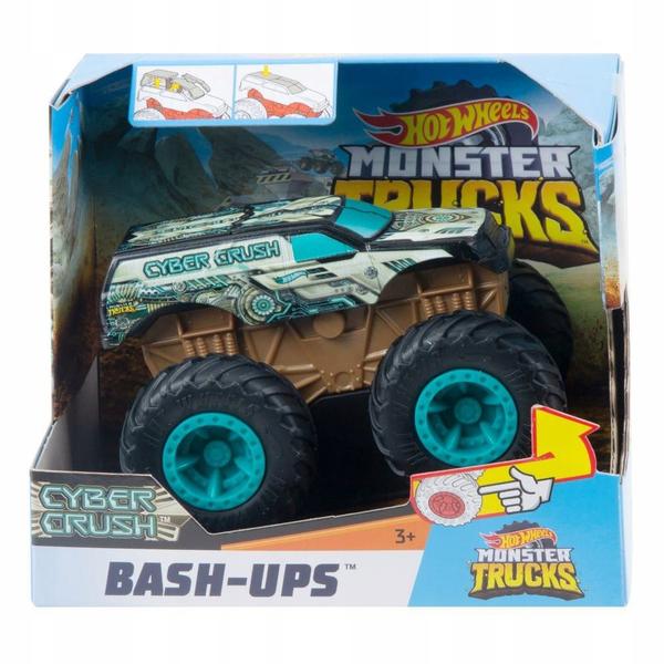 Hot Whells Monster Truck Bash-Ups - Cyber Crush - Mattel