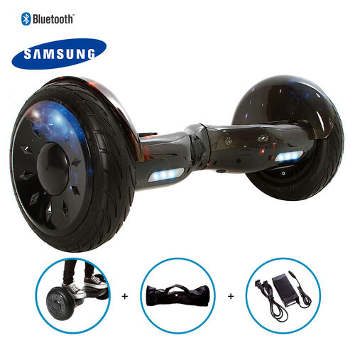 Hoverboard 10,5" Galáxia Hoverboardx Bateria Samsung Bluetooth Smart Balance com Bolsa