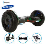 Hoverboard 10,5" Verde Hoverboard Bateria Samsung Bluetooth Smart Balance com Bolsa