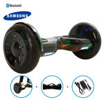 Hoverboard 10,5" Verde Hoverboardx Bateria Samsung Bluetooth Smart Balance com Bolsa
