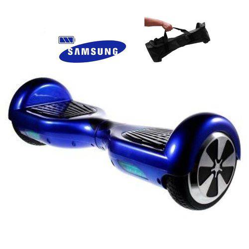 Hoverboard 6,5" Polegadas Smart Balance Bluetooth Bateria Samsung C/ Bolsa - Azul