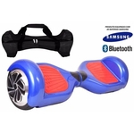 Hoverboard 6,5" Polegadas - Smart Balance - Bluetooth - Bateria Samsung - C/ Bolsa - Azul