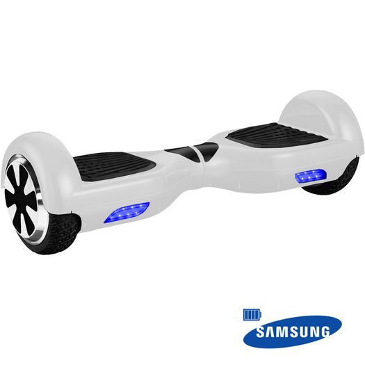 Hoverboard Scooter Smart Balance 6.5 Bat Samsung Branco