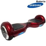 Hoverboard Skate Elétrico 2 Rodas 6,5 Polegadas Importway Bateria Samsung Original Cor Vermelho