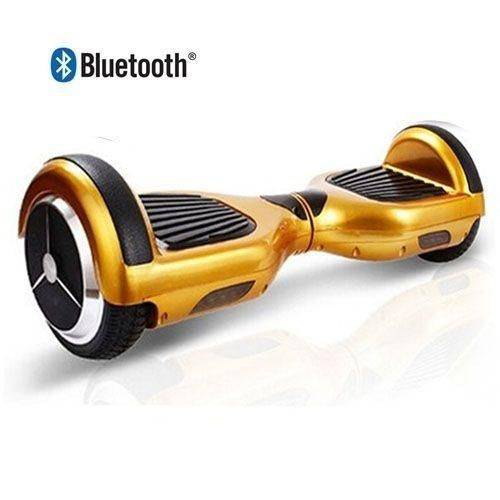 Tudo sobre 'Hoverboard Skate Elétrico Smart Balance Wheel 6.5 Polegadas com Bluetooth DOURADO'