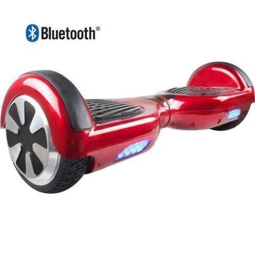 Tudo sobre 'Hoverboard Skate Elétrico Smart Balance Wheel 6.5 Polegadas com Bluetooth VERMELHO'