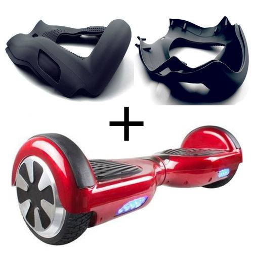 Tudo sobre 'Hoverboard Skate Elétrico Smart Balance Wheel Vermelho + Capa Preta'
