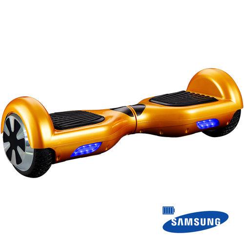 Hoverboard Smart Balance Scooter Bateria Samsung - Dourado Bivolt