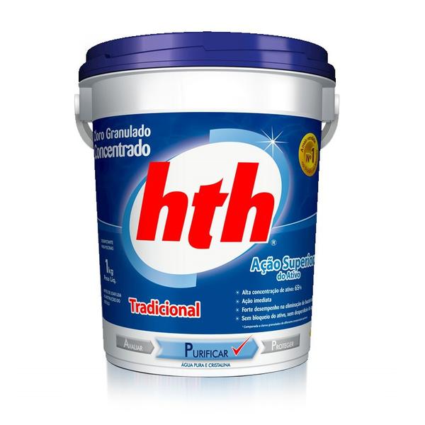 HTH - Cloro Granulado Concentrado Tradicional 10Kg