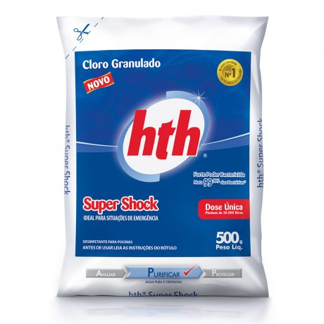 Hth Cloro Granulado Super Shock 500g -