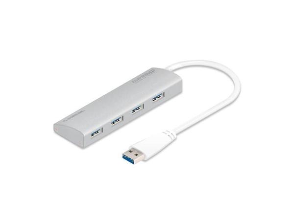 Hub Aluminium USB 3.0 - 4 Portas - Comtac