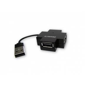 Hub Comtac USB 4 Portas Estrela Preto 9262