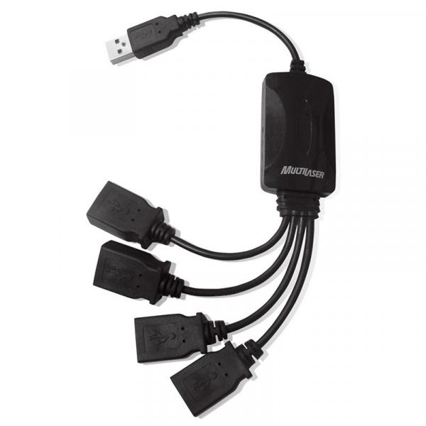 Hub Flexível USB Multilaser 4 Portas AC042