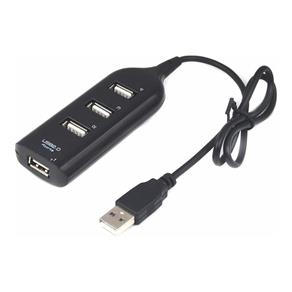 Hub Splitter USB 2.0 Plug Play 4 Entradas 1 Saída Universal