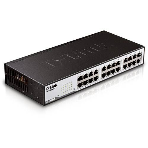 Hub Switch D-Link 24 Portas 10/100 Mbps DES-1024D